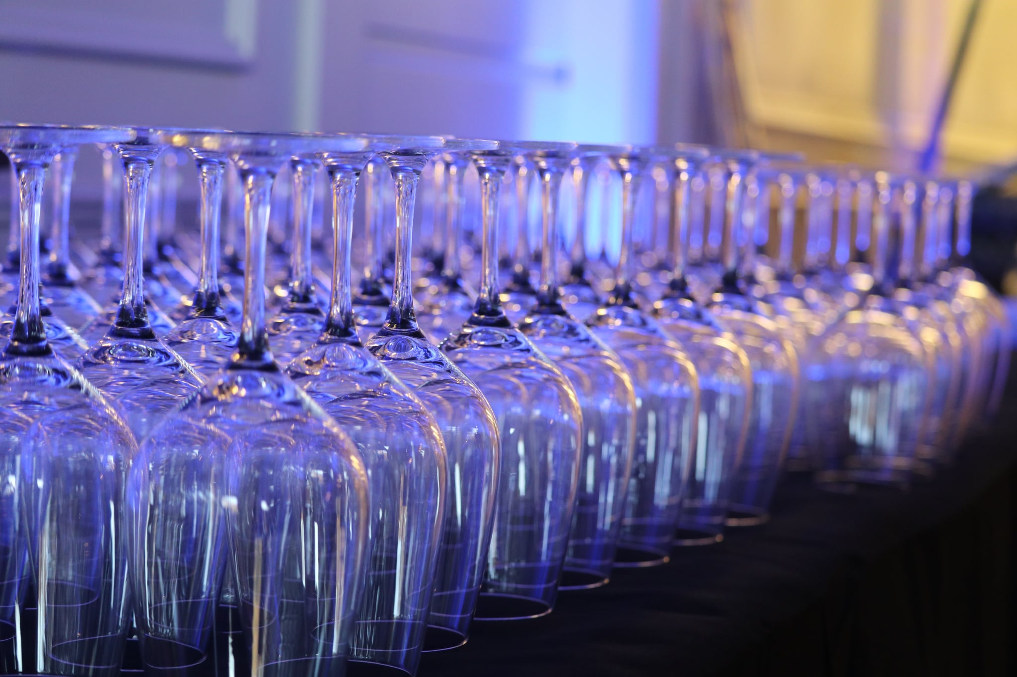Mange glass etter hverandre