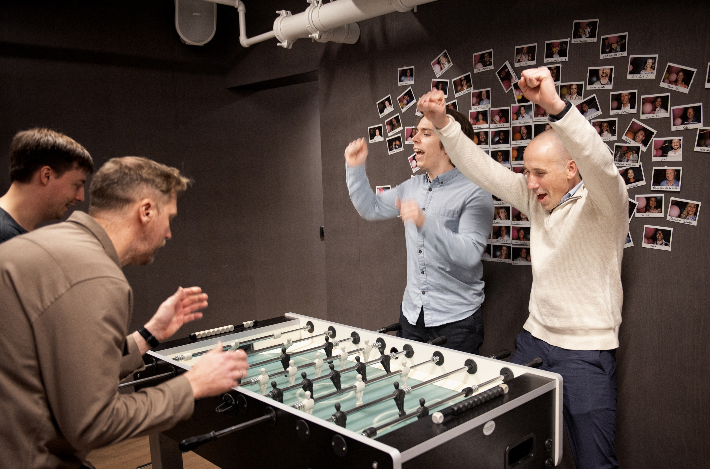 Picture of happy IT engineers