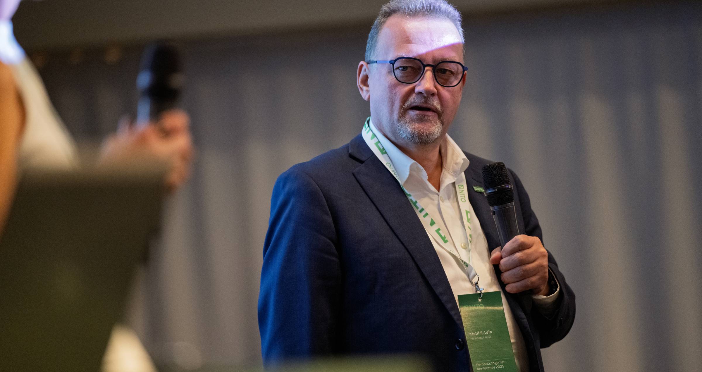 Bilde av NITO-president Kjetil Lein
