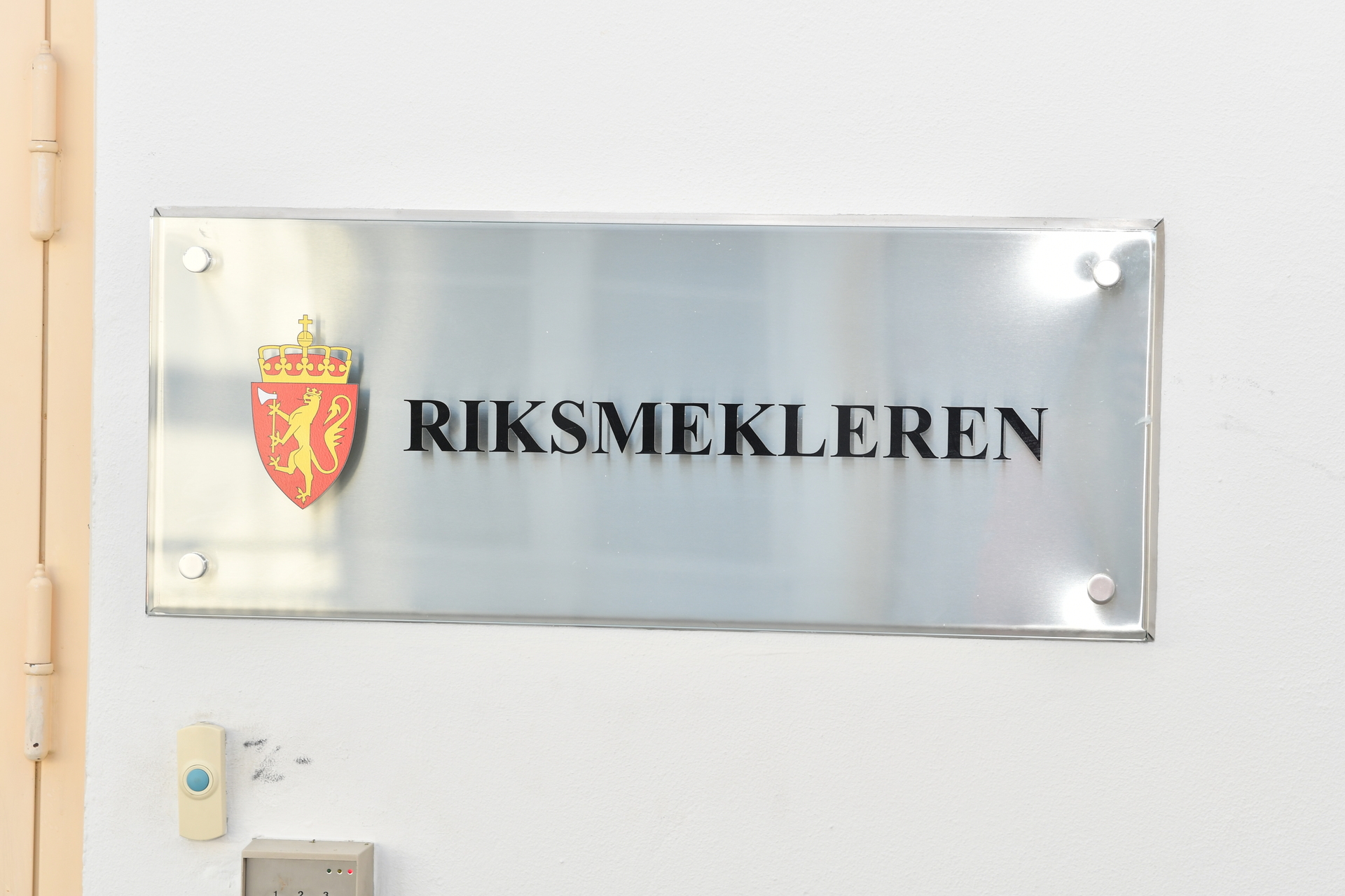 Skilt: Riksmekleren
