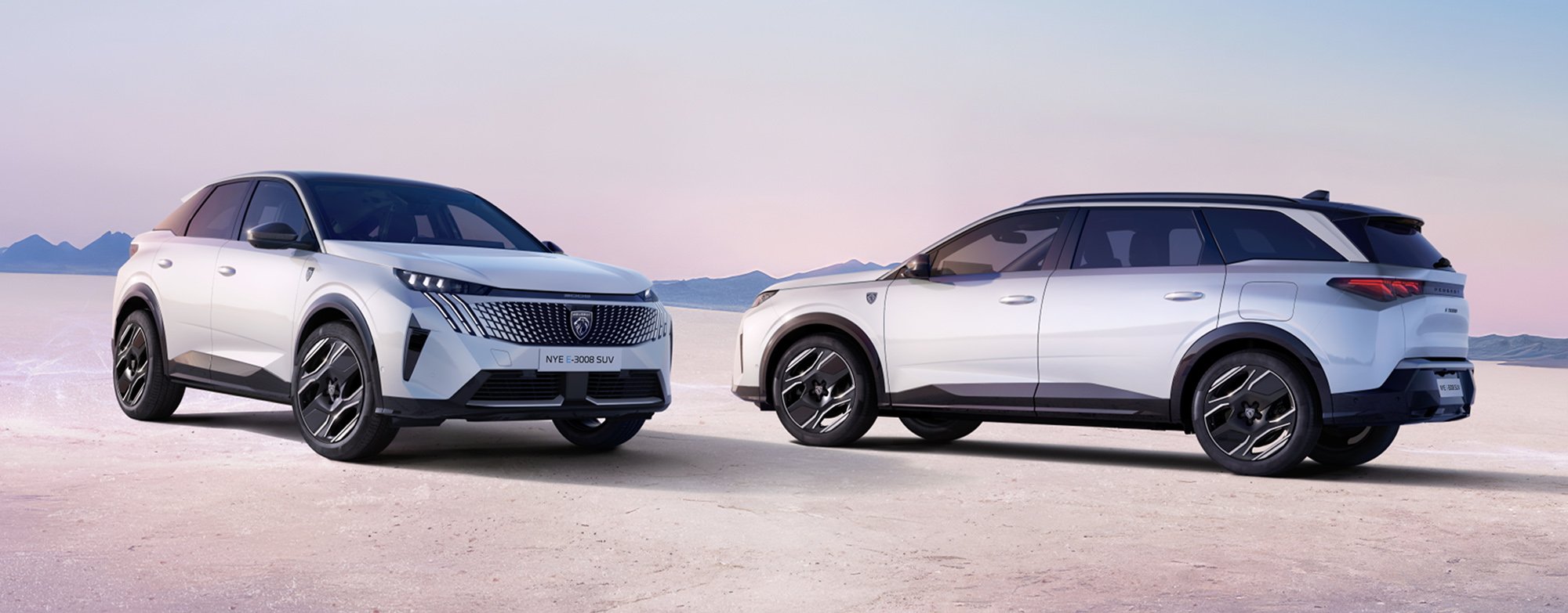 Two new cars in the Peugeot brand