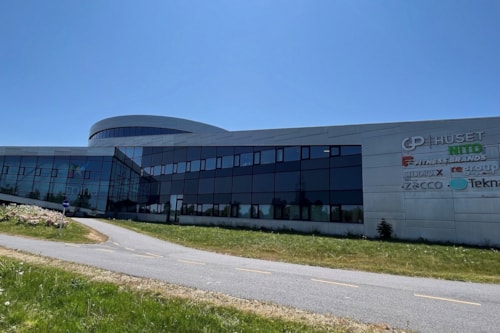 INSPIRIA science center in Sarpsborg, the building seen from the outside.